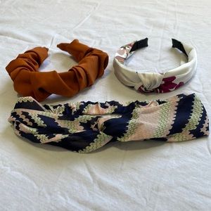 Headband lot.